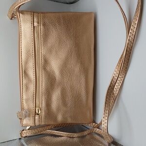 NWOT rose gold fashion purse